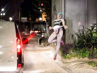 Sissy Oksana2021 blackmailed prostitute for all BBC