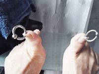 Toenails pierced