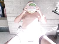 Photos from the shoot of Sissy Sharons Pissy Panties