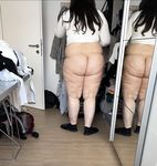 Creepshots of a fat pig slut