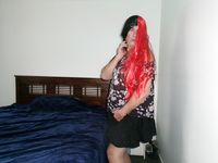 Preparing to film Sissy Sharons Depraved Playtime