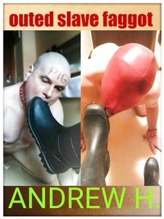 BDSM slave Andrew, extreme exposure