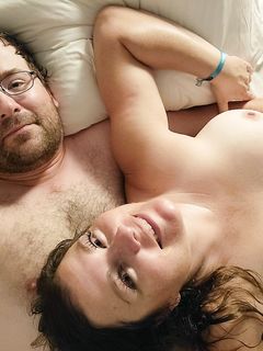 Annie Martin and her cuck naked from Quebec Canada