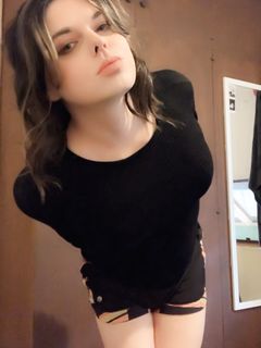 Trans cd sissy strips naked