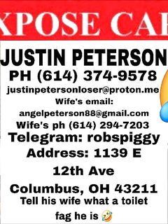 Exposed pervert faggot  Justin Peterson