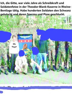 Gitte, Schreibkraft und Soldatenfotze