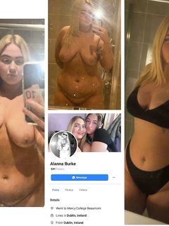 Allana Burke fully exposed
