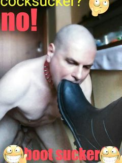 gay boot licking meme