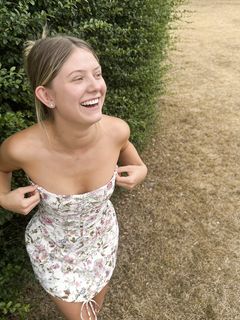 In the park flirting