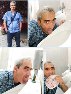 The realtor loser Russian faggot licking urinals.