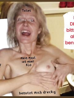 Geile Inge - tabulose Klohure - human Toilet