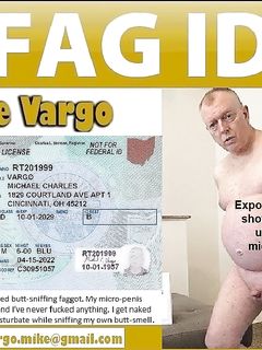 Exposed shiteater Mike Vargo new fagID