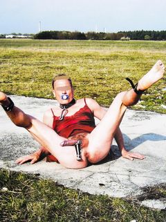 Outdoor Baby-Crossdresser-Slave