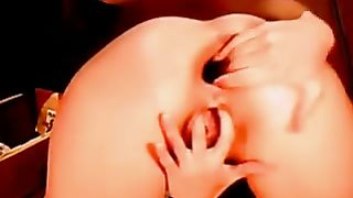 Amateur Anal stretching with prolapse