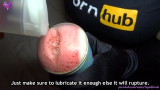 Another Homemade Fleshlight DIY But From Condom