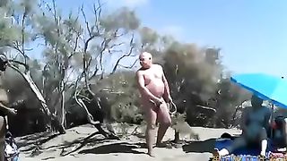 Habitual occupation for a nude beach