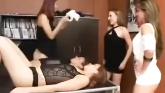 Brazilian office cougars eating their asses like champions