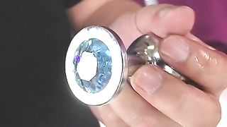 punishing and double fucking asian slut