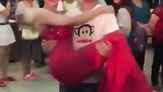 Thai trannies public flashing