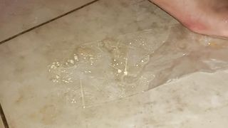 Pissing on the floor