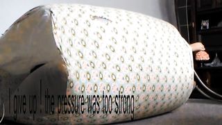Inflating Fatale crush bag!