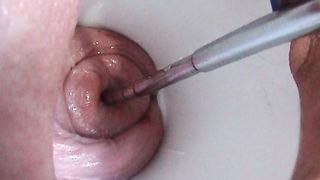 Super Wide Pussy Peehole Toying