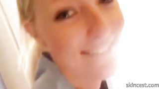 Blow job on the airplane