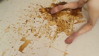 Uncensored Asian Scaty enema flush