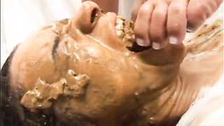 Lesbian scat eating