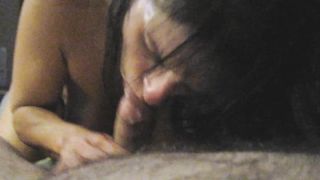 Hot Italian mature sucking fat cock blowjob lover