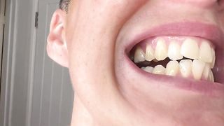 inside carol's mouth