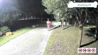 Kinky Bunny SLUT outdoor bondage 3