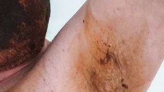 Christof Jahn naked and eating shit