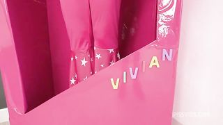 Watch this filthy whore pee in her own ass while getting her filthy mouth and tight hole drilled in a wild gangbang