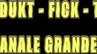 Guy gets pounded with giant strapons in a warehouse