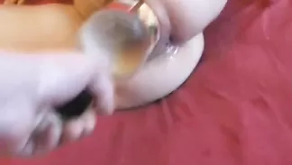 Bizarrer Champagnerflaschen Analsex Und Fisting Bizarrer Champagnerflaschen Analsex Und Fisting