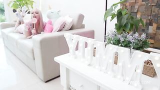 another nasty anal whore pissing gangbang