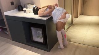 Chinese girl multiple orgasm punishing by machine 26