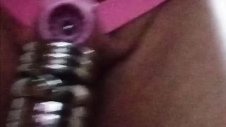 new chastity fish basket plug in the urethra heavy metal rings on the 2