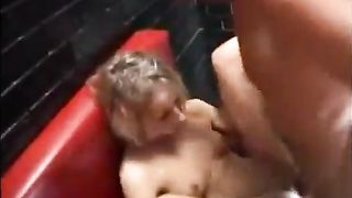 another nasty anal whore pissing gangbang