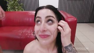 another nasty anal whore pissing gangbang