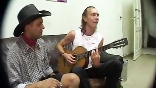 another nasty anal whore pissing gangbang