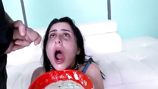 KK deepthroat puking piss drinking