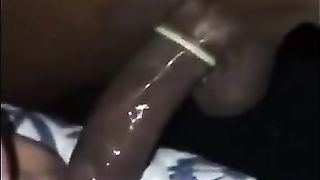 Big Black Cock Dominates White Sub in Chastity