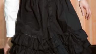 Crossdresser Rides His Fucking Machine