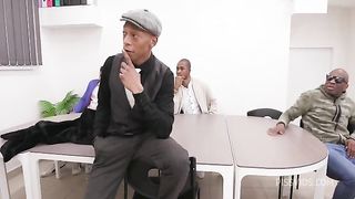 another nasty anal whore pissing gangbang