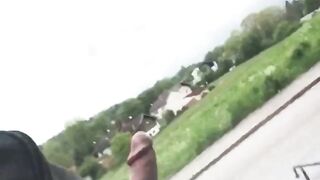 Exhibitionism on street