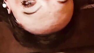 Deep troat sloppy seconds slut Katya . Russian slut .