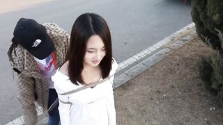 Chinese Girl outdoor exhibitionism BDSM Training 94