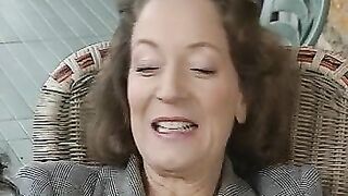 Mature gets pussy fisted and teen gets ass fucked - classic german porn